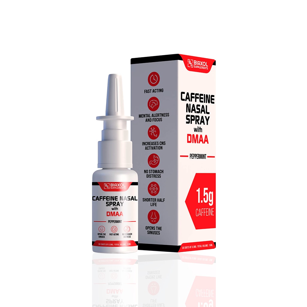 Caffeine with DMAA Nasal Spray 15 ml Biaxol Supplements